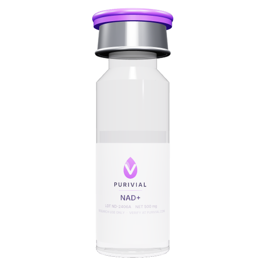 PURIVIAL NAD+ research peptide vial