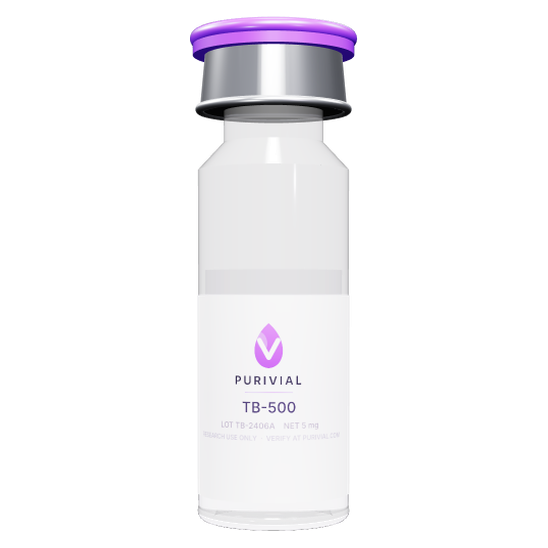 PURIVIAL TB-500 research peptide vial